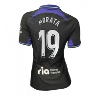 Atletico Madrid Alvaro Morata #19 Udebanetrøje Dame 2022-23 Kortærmet